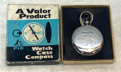 Vintage Silva Huntsman Compass & Sun Watch -Original Plastic Case & Instructions