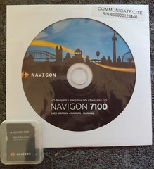 Navigon 7100 Automotive Navigation Unit GPS Set – Manual on included CD