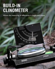 Multifunctional Night-Vision Compass with Inclinometer for Outdoor Adventures