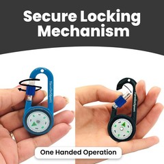 2 Pack Carabiner Clip On Compass Hiking – Compact Compass Keychain Backpacks …