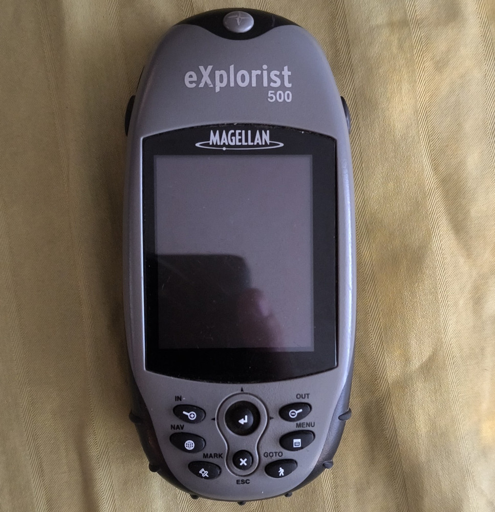 Magellan eXplorist 500 Handheld Hiking GPS, Color Display 2.2in USB Gray