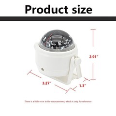 Dashboard Compass For Car | Self Adhesive Dashboard Compass Auto Ball RV SUV
