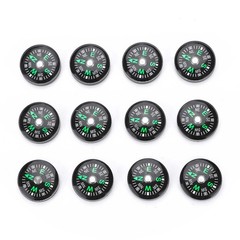 20mm Mini Pocket Oil Compass – 12 Pack for Hiking, Camping & Outdoor Adventures