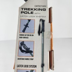 Single Trekking Pole Blue 4.5′ Adjustable Collapsible Hiking Walking Stick