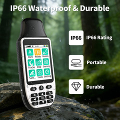 S190 Handheld GPS Navigator, Rugged Handheld GPS for Hiking with 3-Axis Compass,