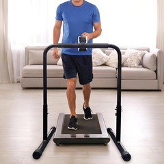 24.4 Inch Wide Handle Bar for Walking Pad Only with Phone Holder Adjustable Hand