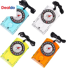 4 Pcs Outdoor Compass with Adjustable Declination,Magnifier,Ruler,Scale. Multifu