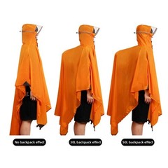 Outdoor Waterproof Rain Jacket 3in1 Lightweight for Jungle and Mountaineering