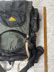 Kelty Yukon Frame Backpack Size 2 Green/Black Hiking Camping Gorpcore