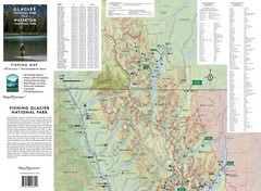 Glacier National Park GPS Fishing Maps