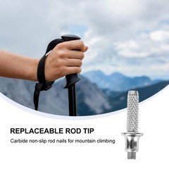 6PCS Walking Sticks for Hiking Trekking Pole Accessory Trekking Pole Parts