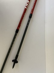 Leki Voyager Trekking Poles Red & Black – Size 110-145 cm – Gently Used