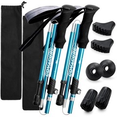 Hiking Poles Collapsible Trekking Poles – Aluminum Alloy 7075 Walking Sticks for