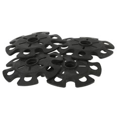 4pcs Replacement Rubber Snowflake Snow Basket for Hiking