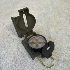 Eddie Bauer Hiking Mountaineering Military Compact Compass Scale Green China