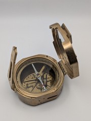 Stanley London Brass Prismatic Compass Clinometer Sine Table Survey