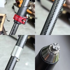 Adjustable Carbon Fibre Outdoor Trekking Poles EVA Cork Quick Adjustable Locks 1