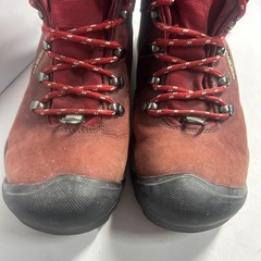 Keen Targhee Mid Waterproof Hiking Boots Women’s US 9 Burgundy Red Leather