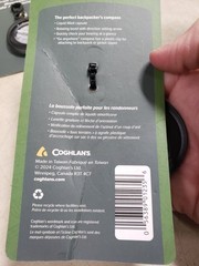 Lot of 2 – Coghlan’s Trail Compass w/ Attached Clip, Liquid Filled for Hiking