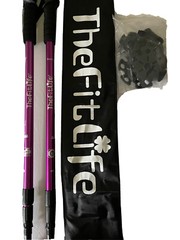 The Fitlife Duralumin Aluminum Antisock Trekking Walking Pole / Stick Purple