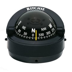 Ritchie S-53 Explorer Compass – Surface Mount – Black S-53 UPC 010342160416