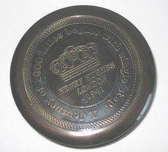 NEW Replica “Henry Hughes London 1941” Brass Pocket Black Compass. USA Seller!!