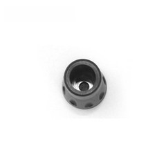 Black Hiking Pole Tip Protectors 10pcs Rubber Anti Slip Waterproof Lightweight