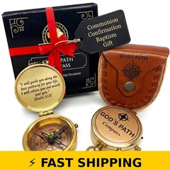 God’s Path Compass Gift for Men & Boys – Inspirational