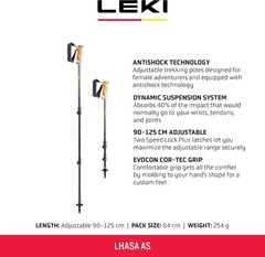 Lhasa AS Aluminum Adjustable Lightweight Walking Poles Trekking & Hiking