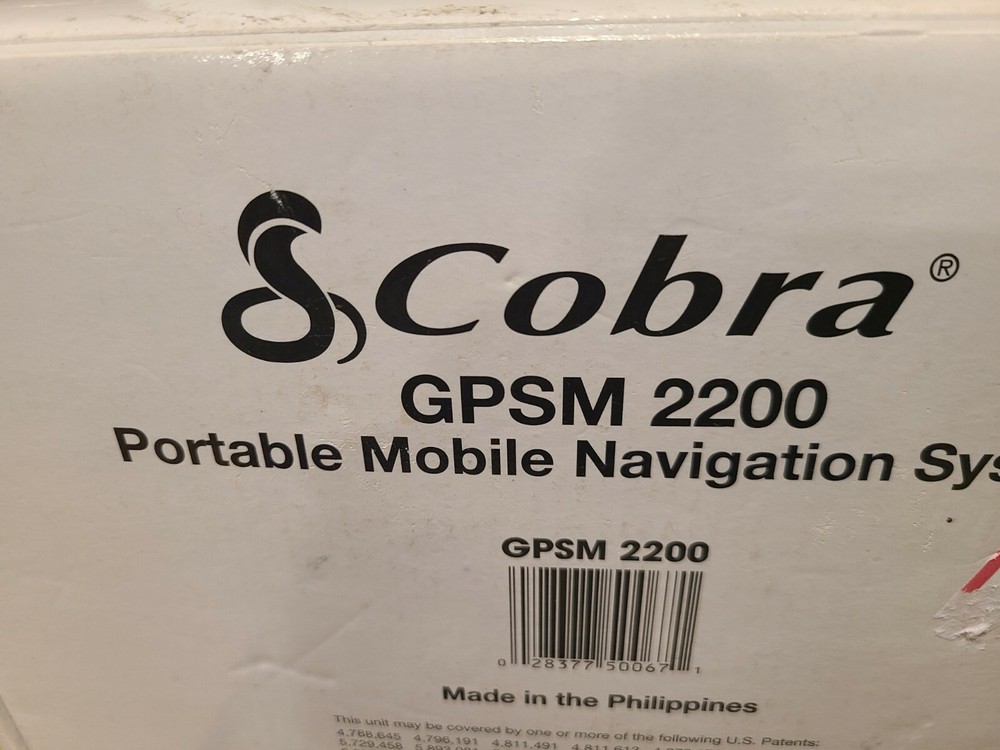 Cobra NAV ONE 2200 Automotive Mountable