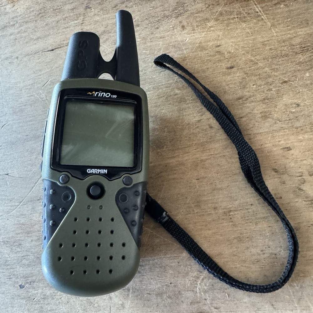 Garmin Rino 120 Handheld Hiking GPS Navigator & 2-Way Radio TESTED
