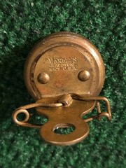 Marbles Gladstone Compass Lapel Pin Hunting Hiking Orienteering Geocaching