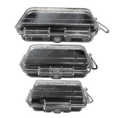 Lightweight Waterproof Case with Clear Design and Built in Foam for Small Items