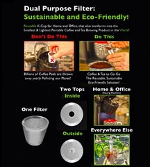 Coffee & Tea to Go Go – Dual Purpose: Home & Portable Brewing Kit