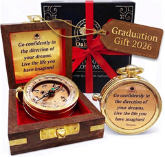 The Dream Chaser Compass – Go Confidently -2026 Unique Graduation Gifts for Him,