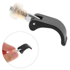 2Pcs Adjustable Hiking Pole Accessories Nylon Locks for Stable Climbing Black