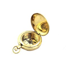 Nautical Collectible Retro Style Compass Decorative Gift Item Brass Finish Compa