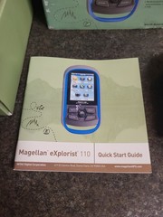 Magellan eXplorist 110 Handheld Geocaching GPS TESTED WORKS + Manual & Box 2011