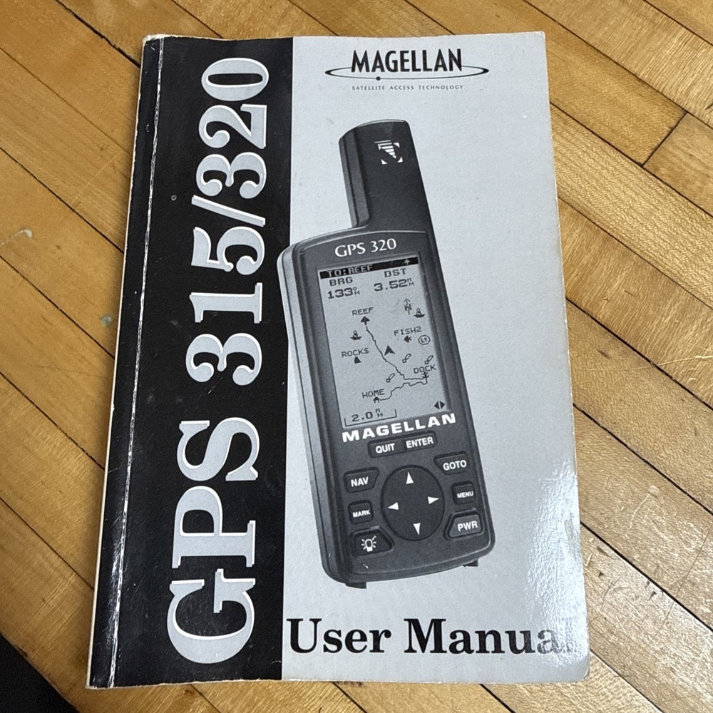 Magellan GPS 315 / 320 User Manual Only