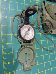 USGI Cammenga Model 3H Waterproof Lensatic Magnetic Military Compass USA