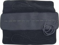 Knife Roll Rug Holds 12 Knives Pouch Case Black w/ Cloth Lining ac92