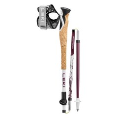 LEKI Cross Trail FX Superlite Compact 100-120cm White/Ferra/Black Trekking Poles