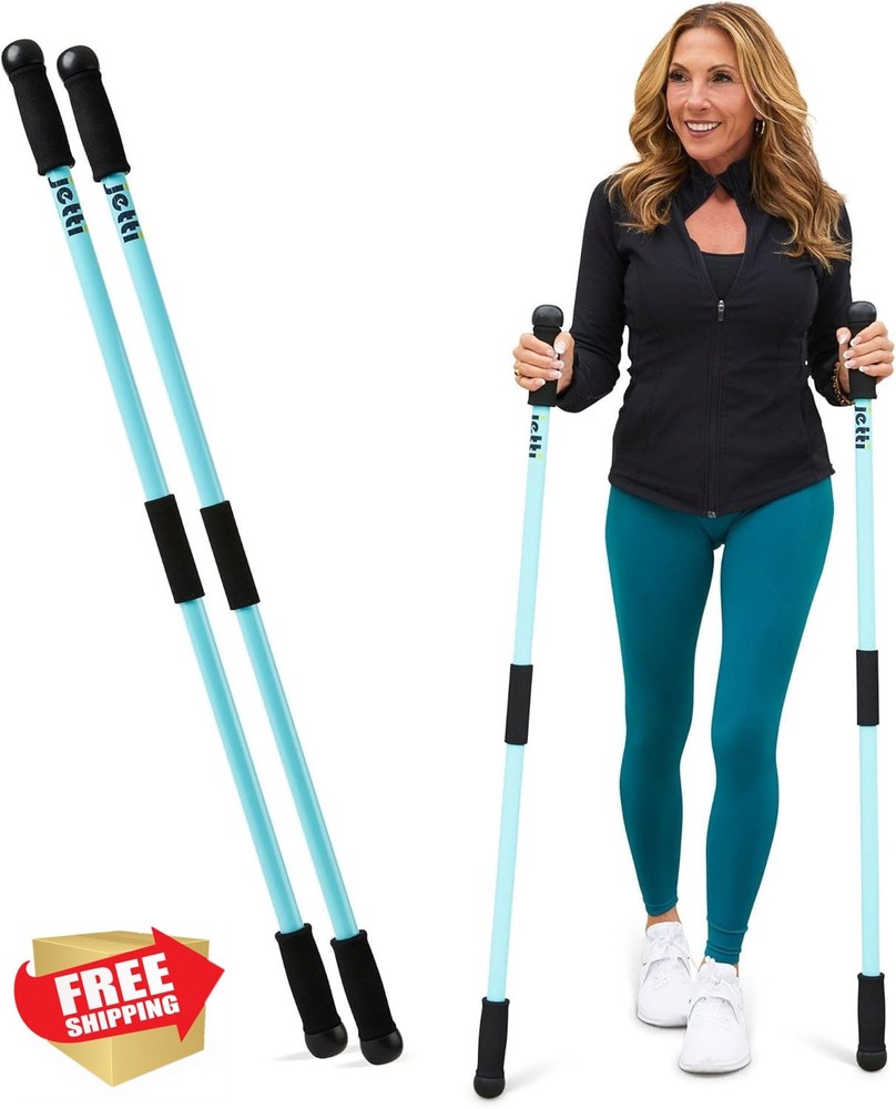 jetti Hiking Poles Blue Large