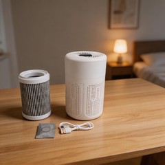 USB Powered Air Purifier for Smoke Removal with Built in Aromatherapy Feature