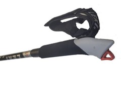 Leki Nordic Walking Speed Pacer Vario HM Carbon Adjustable Poles Silver 115cm