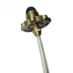 Brass Inflation Valve Adapter Designed for Flat Fuel Canisters and Stoves