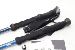 Cascade Mountain Tech Trekking Poles Twist Blue Eva Grip One Size New
