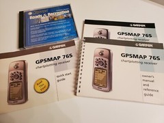 Garmin GPSMAP 76S Handheld w Box and Manuals