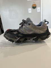 Kahtoola MICROspikes Size Small Ice Snow Traction Hiking Cleats w Storage Bag