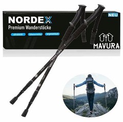 Nordex Hiking Poles Trekking Poles Telescopic Nordic Walking Ultralight Aluminium
